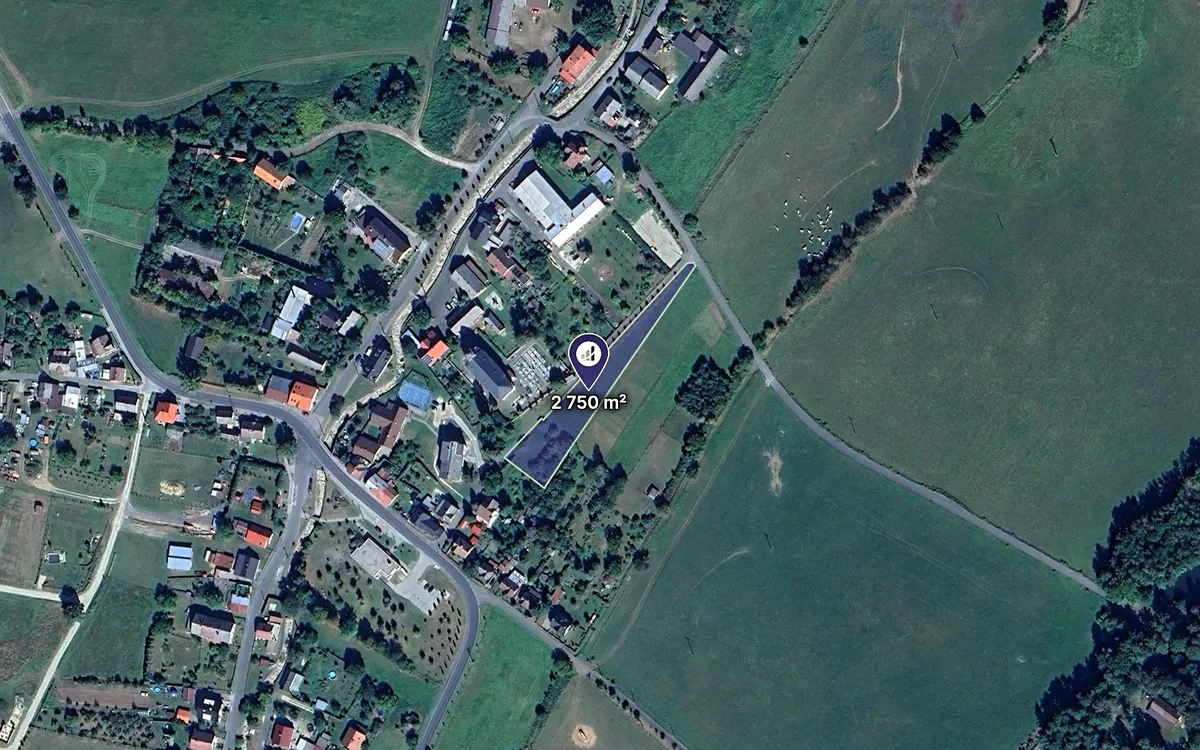 Prodej pole 2750 m²